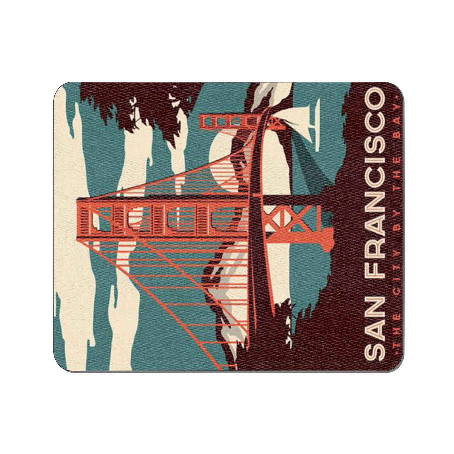 ماوس پد طرح سن فرانسیسکو کد 3407