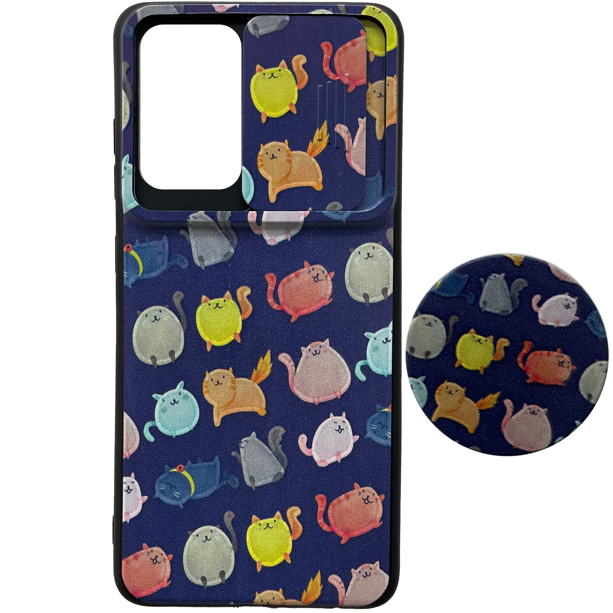 کاور کد 26-a52 مناسب برای گوشی موبایل سامسونگ Galaxy A52 به همراه پایه نگهدارنده