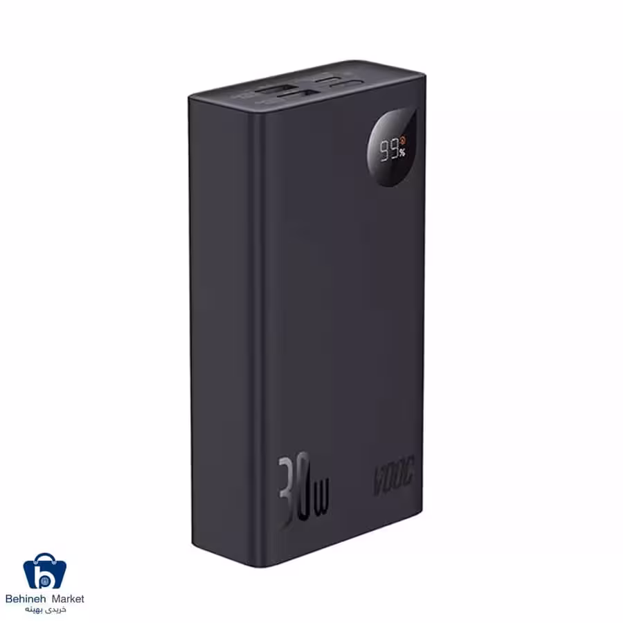 پاوربانک 30 وات باسئوس مدل Adaman2 PPAD050001 ظرفیت 20000 میلی آمپر ساعت