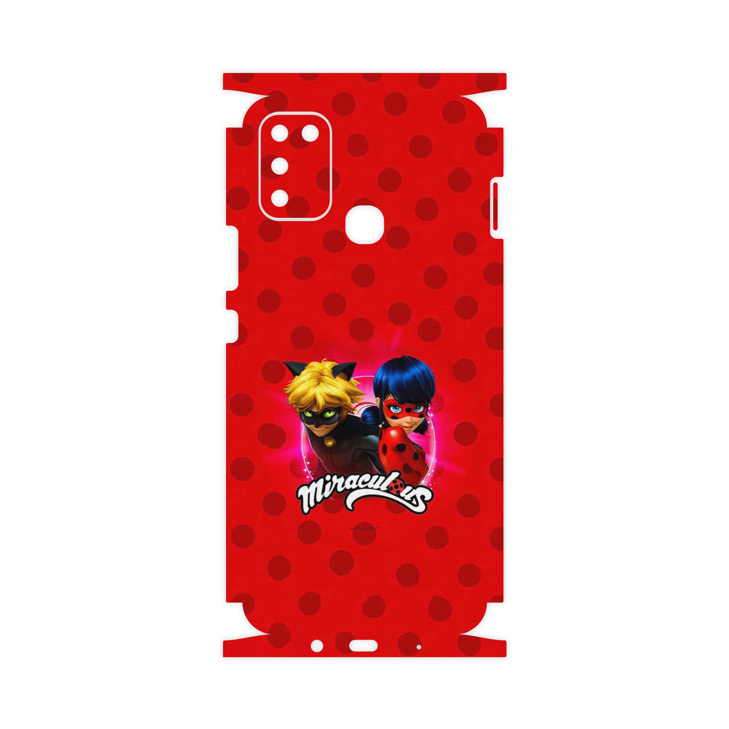 برچسب پوششی ماهوت مدل Ladybug and Cat Noir-FullSkin مناسب برای گوشی موبایل اینفینیکس Hot 10 Play