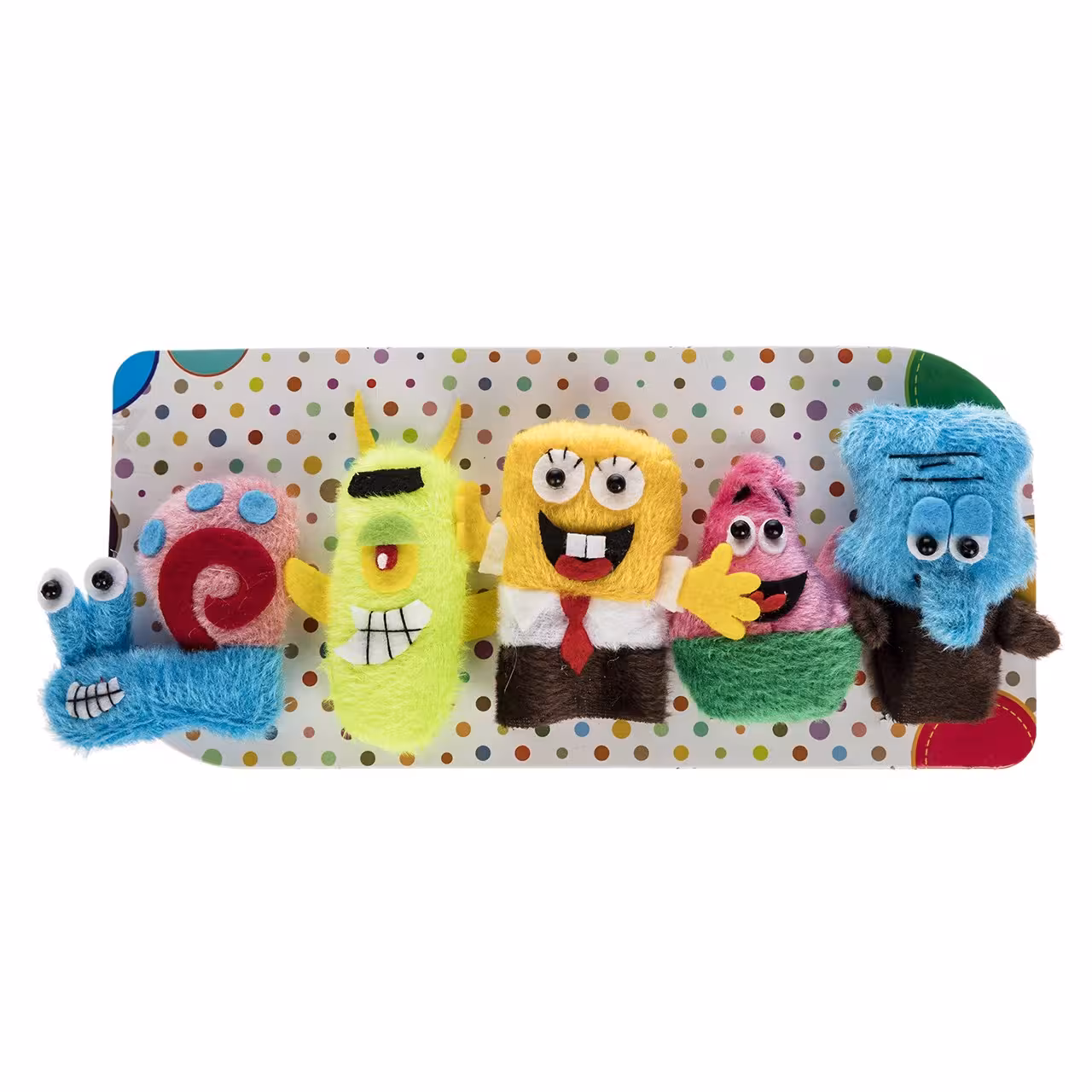 عروسک انگشتی پرشین صبا مدل Sponge Bob And Friends بسته 5 عددی