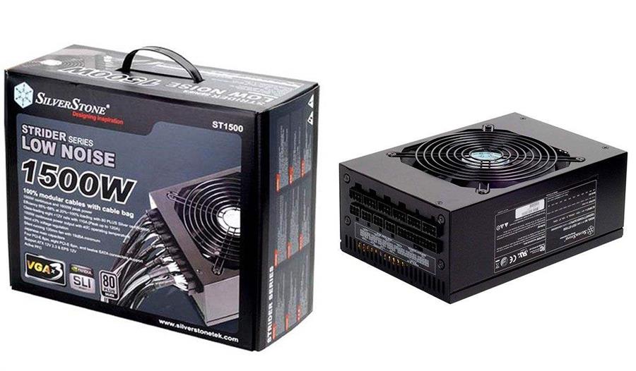 منبع تغذیه کامپیوتر سیلوراستون مدل Strider SST-ST1500