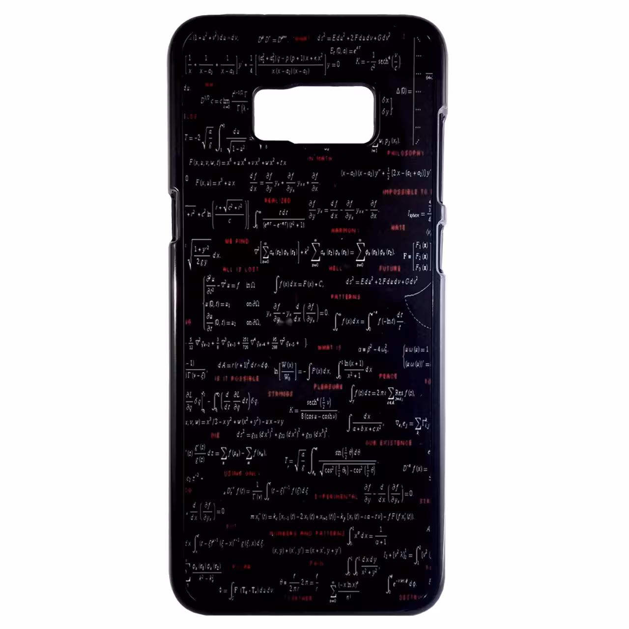 کاور کد 0150 طرح ریاضی مناسب برای گوشی موبایل سامسونگ galaxy s8 plus