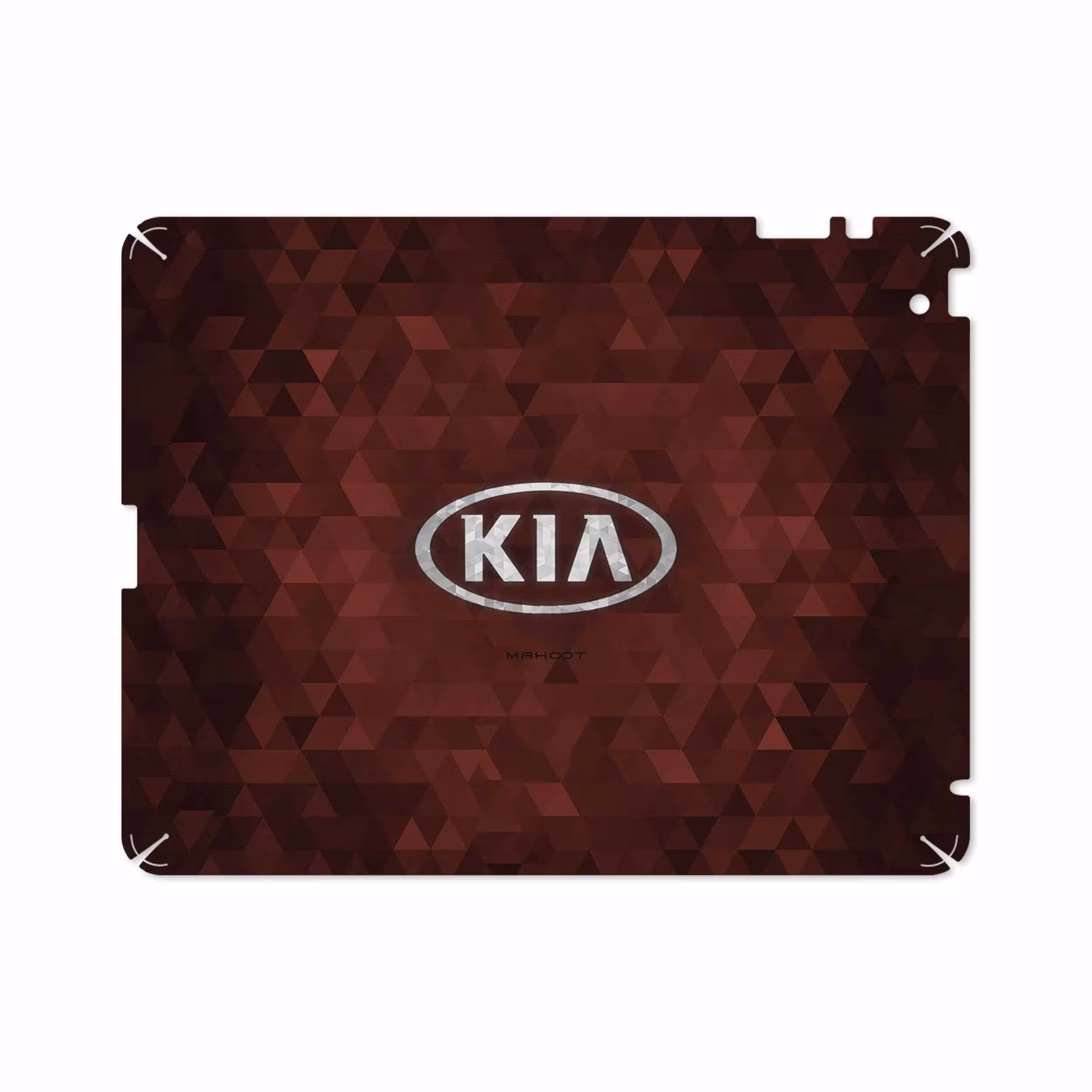 برچسب پوششی ماهوت مدل KIA-Logo مناسب برای تبلت اپل iPad 2 2011 A1397