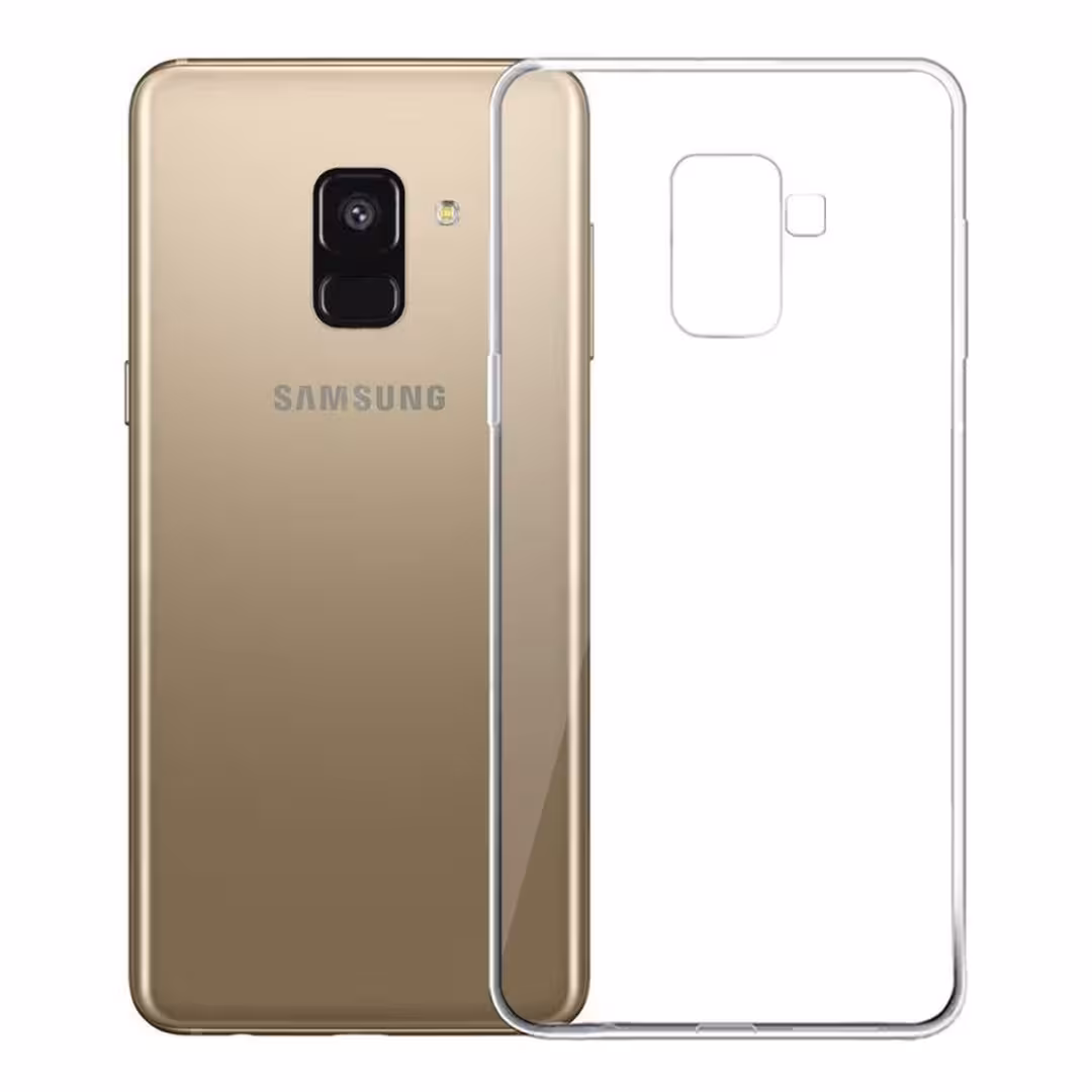 کاور مدل Clear TPU مناسب برای گوشی موبایل سامسونگ Galaxy A8 Plus 2018