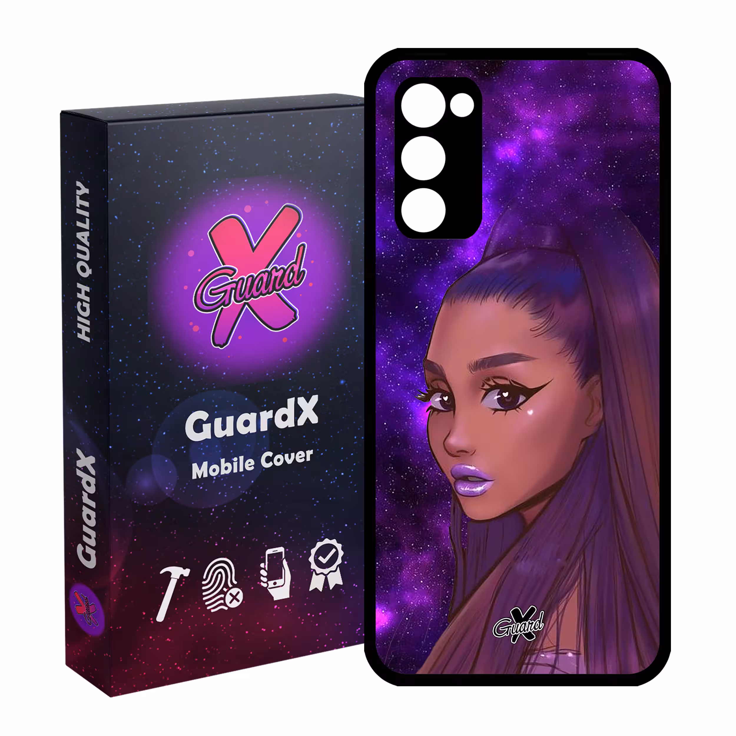 کاور گارد ایکس طرح Ariana مدل Glass10265 مناسب برای گوشی موبایل سامسونگ Galaxy S20 FE