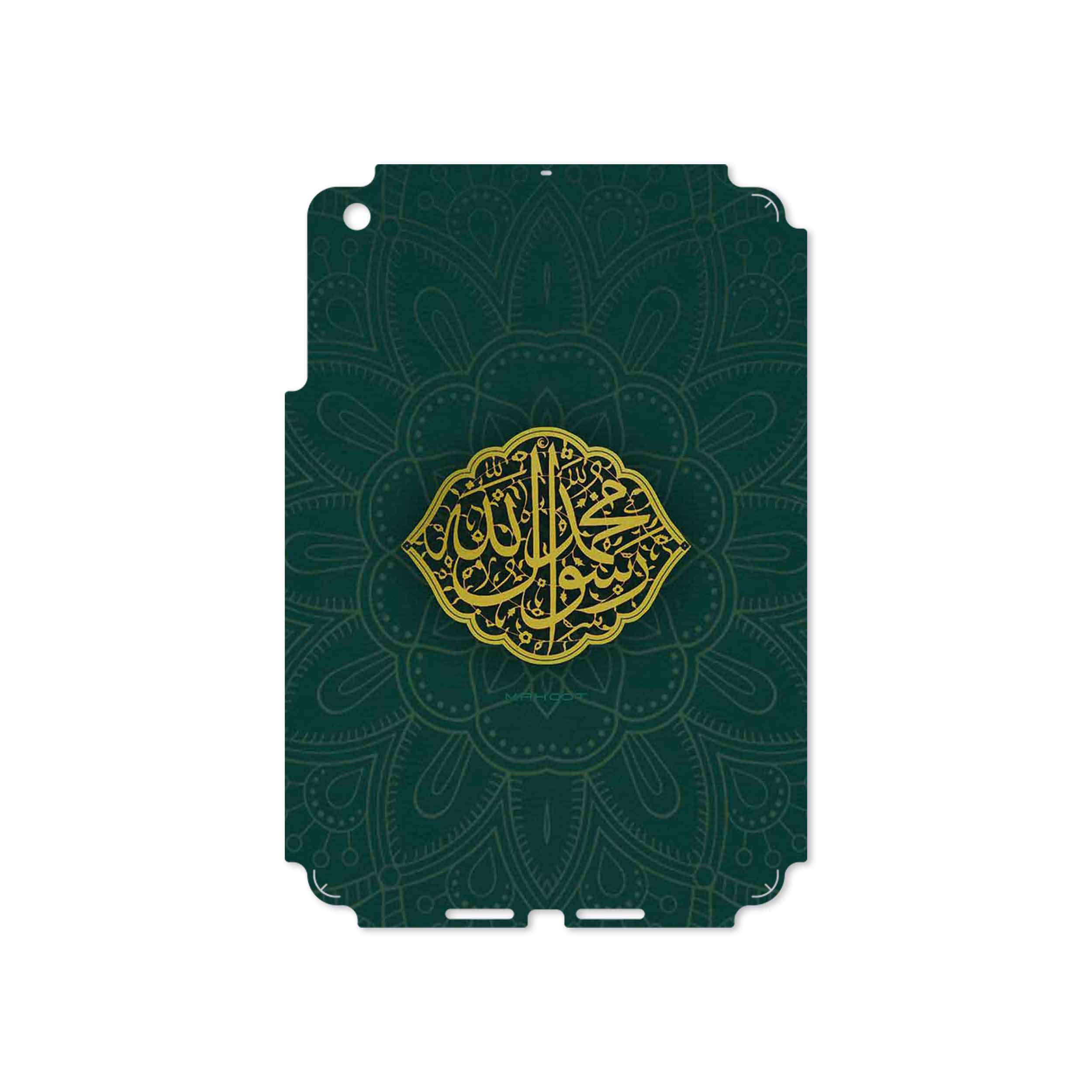 برچسب پوششی ماهوت مدل Mohammad-Rasool-Allah مناسب برای تبلت اپل iPad mini 2012 A1432