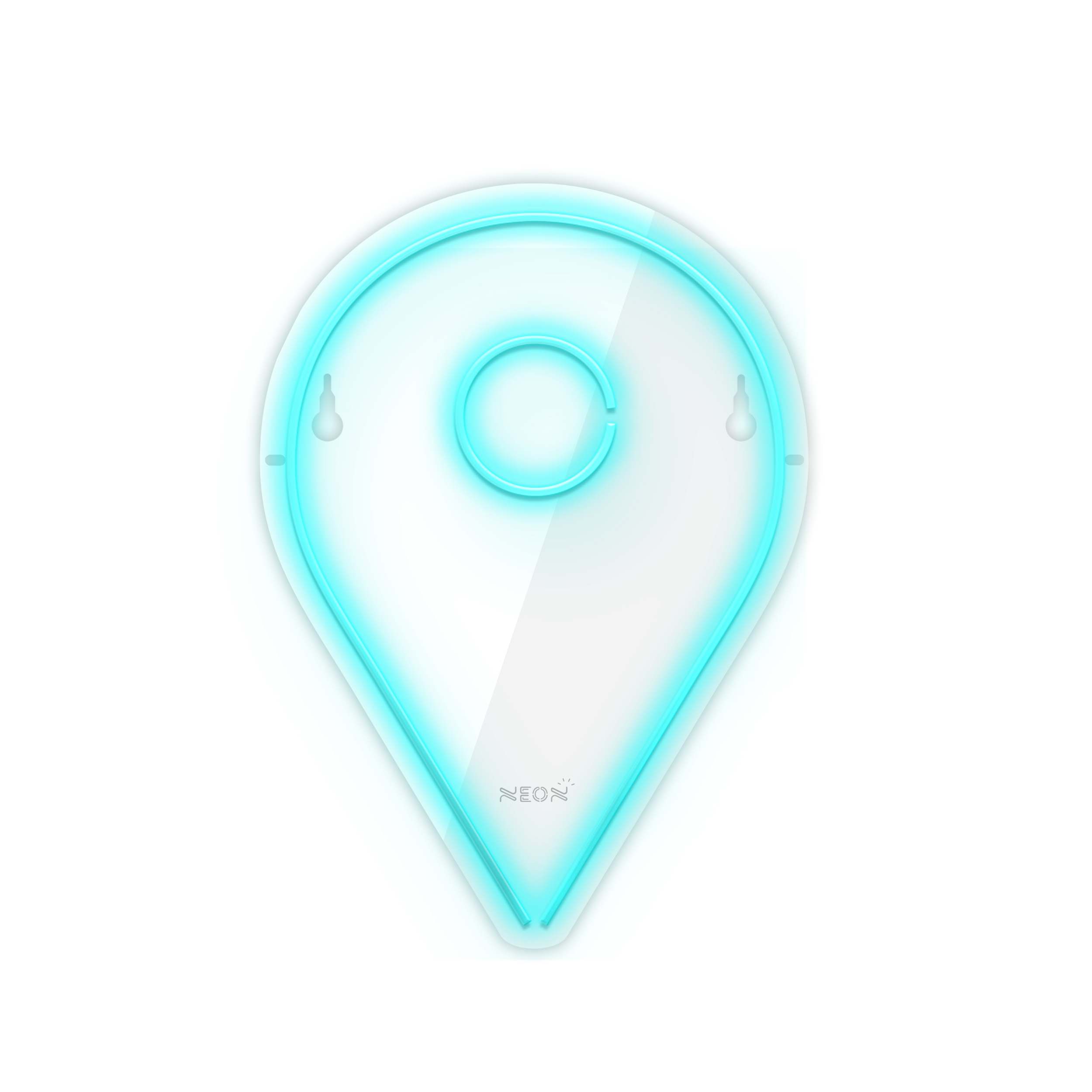 چراغ دیواری نئون دیزاین طرح Location_TBL