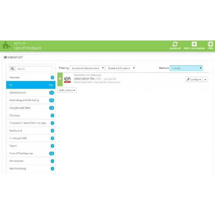 دانلود ماژول بیعانه Reservation fee – Reserve cart برای پرستاشاپ