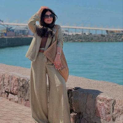 کت شلوار حصیری