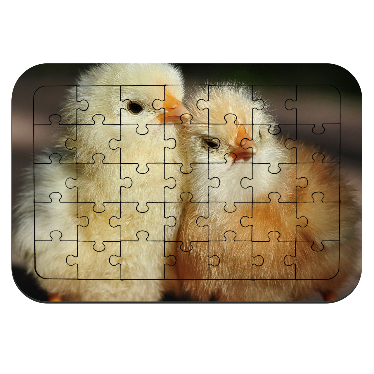 پازل 35 تکه طرح جوجه مرغ مدل NI251