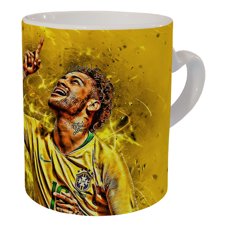 ماگ مدل دسته قلبی طرح نیمار کد 11