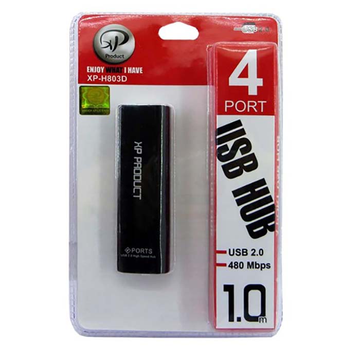 هاب 4 پورت USB2 ایکس پی XP-803