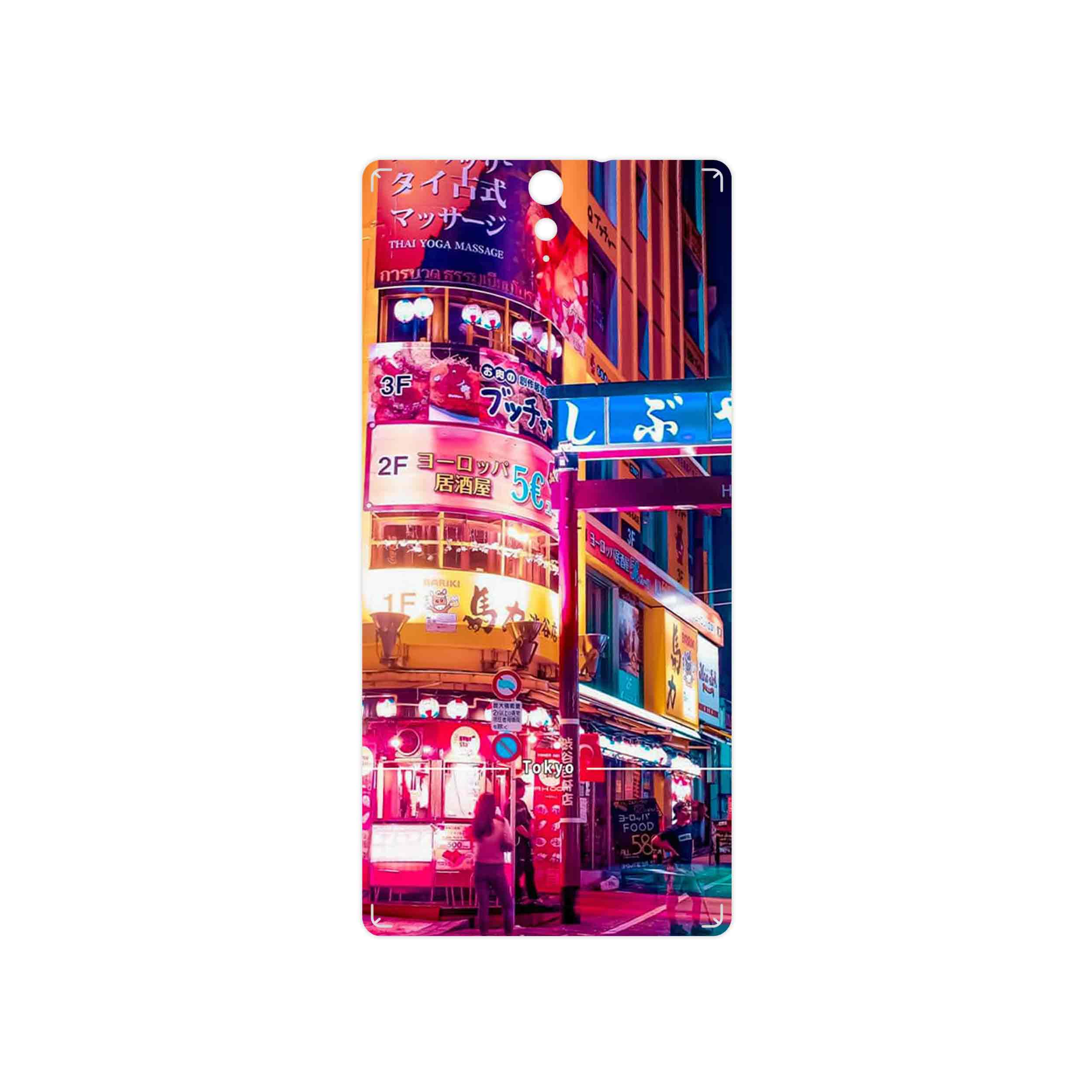 برچسب پوششی ماهوت مدل Tokyo City مناسب برای گوشی موبایل سونی Xperia C5