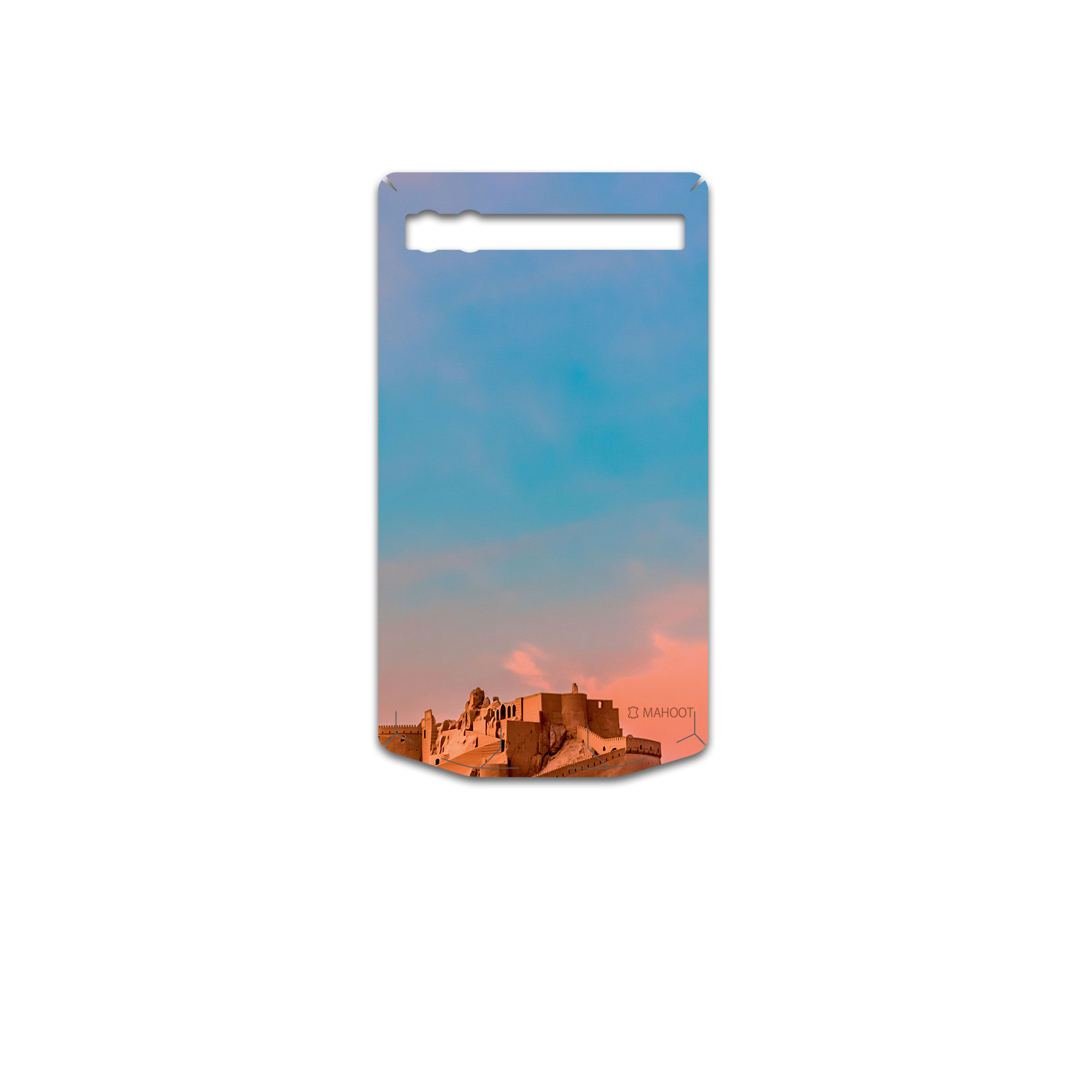 برچسب پوششی ماهوت مدل ARG-e-BAM مناسب برای گوشی موبایل بلک بری Porsche Design P9983