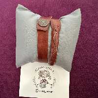 دستبند چرم طبیعی