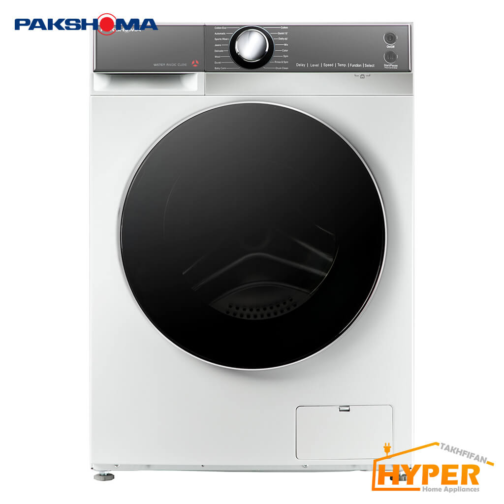 ماشین لباسشویی پاکشوما BWF-40918 WT سفید 9 کیلویی