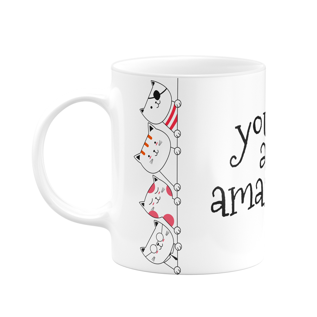 ماگ طرح گربه مدل cat92