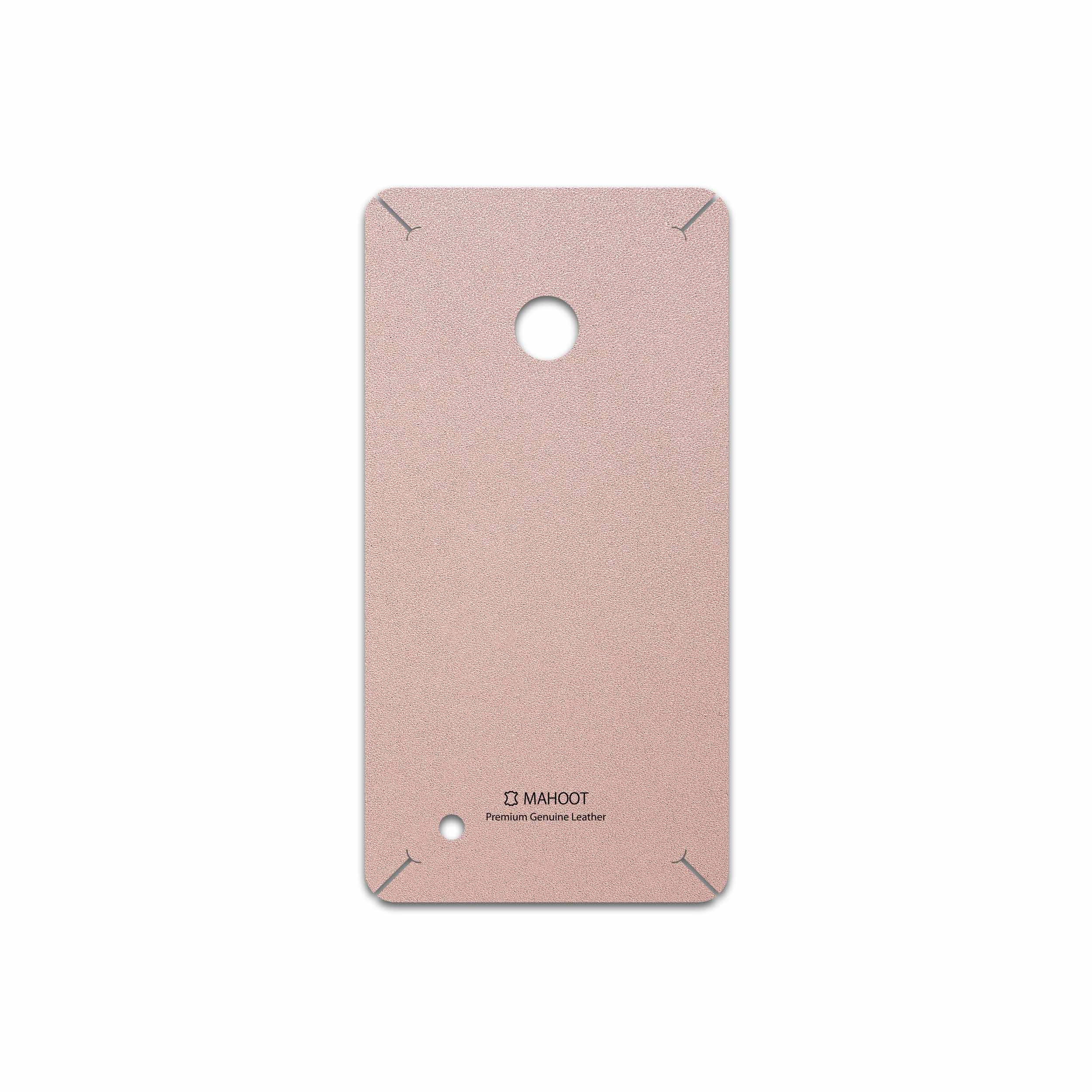 برچسب پوششی ماهوت مدل Rose Gold Leather مناسب برای گوشی موبایل نوکیا Lumia 530