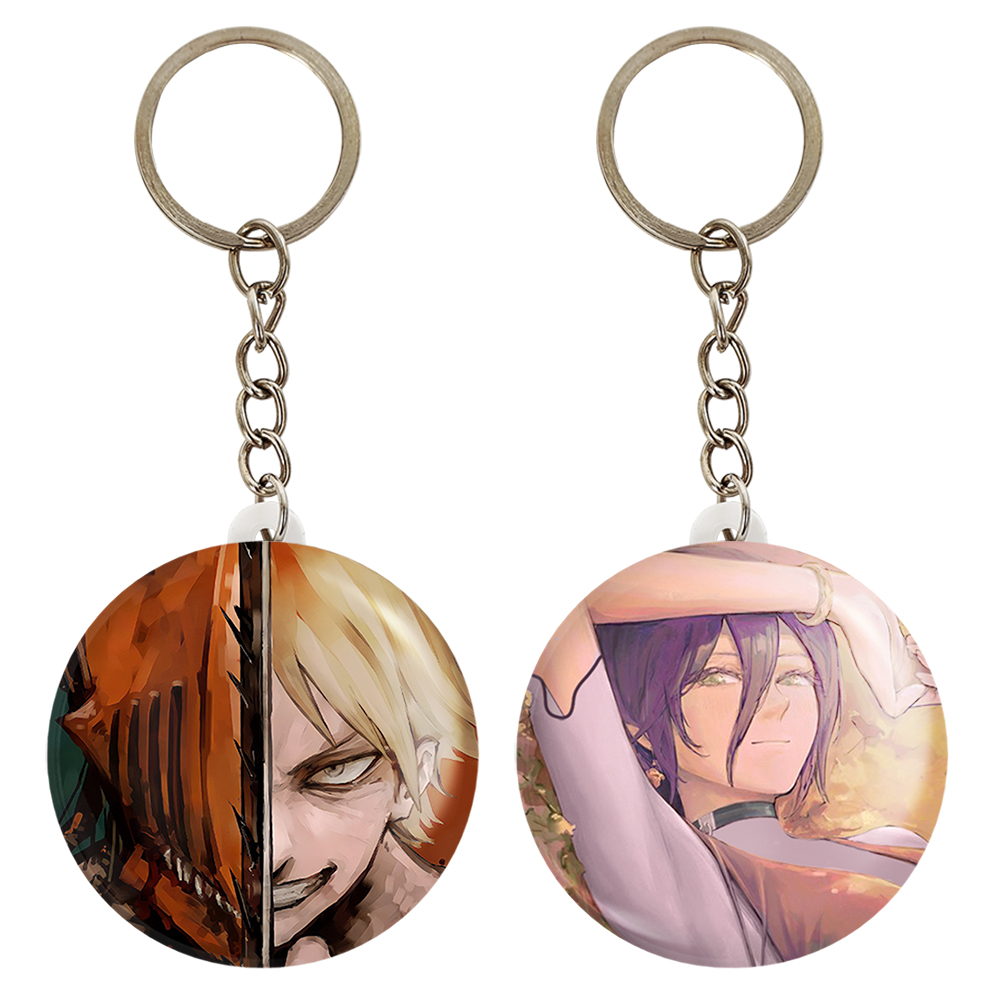 جاکلیدی خندالو مدل ریزه و دنجی انیمه مرد اره ای کد 1790517901 مجموعه 2 عددی