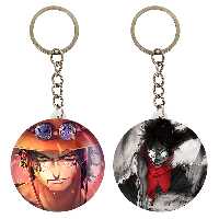 جاکلیدی خندالو مدل مانکی دی لوفی و پرتگاس دی ایس انیمه وان پیس کد 1142911439 مجموعه 2 عددی