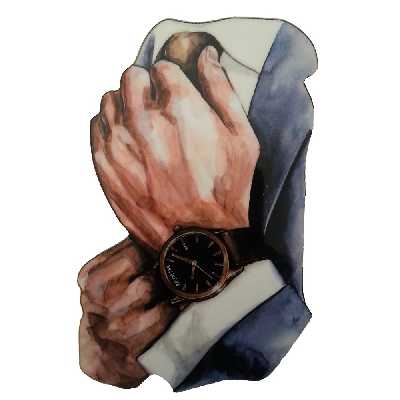 تاپر تزیین کیک به گز مدل jentelman