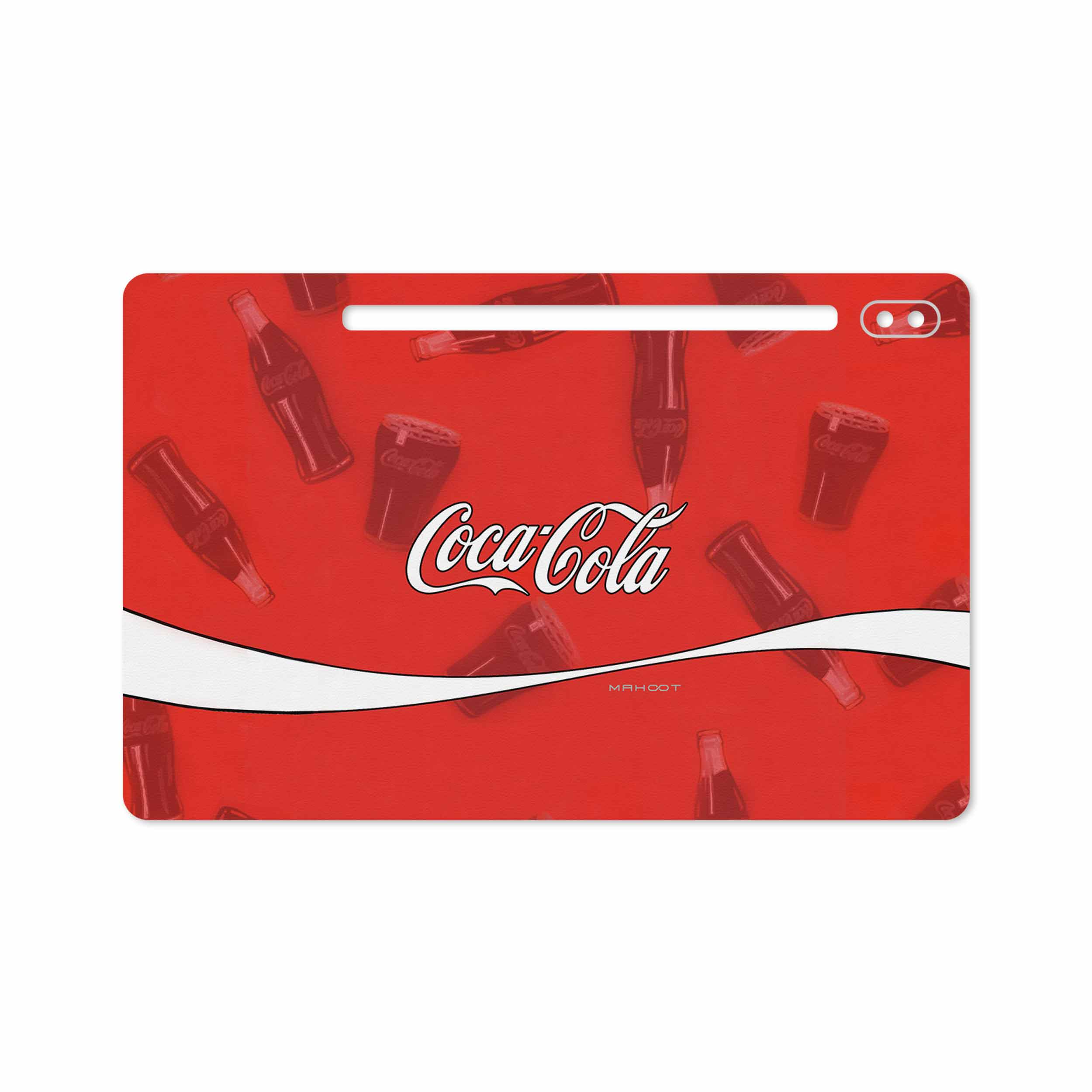 برچسب پوششی ماهوت مدل Coca-Cola-Logo مناسب برای تبلت سامسونگ Galaxy Tab S6 2019 SM-T860