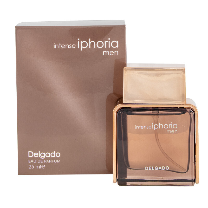 دلگادو ادکلن مینی مردانه 25 میل طرح اصل مدل IPHORIA INTENSE MEN ایفوریا اینتنس مردانه