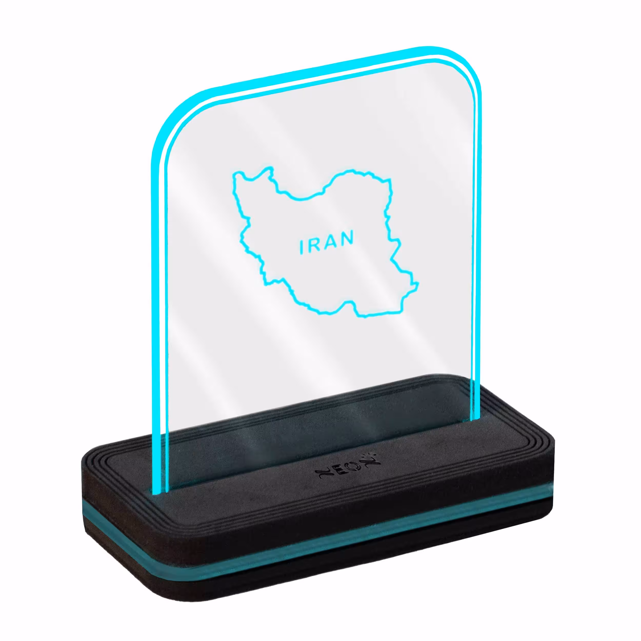 چراغ رومیزی نئون مدل IRC_TURQUOISE_A