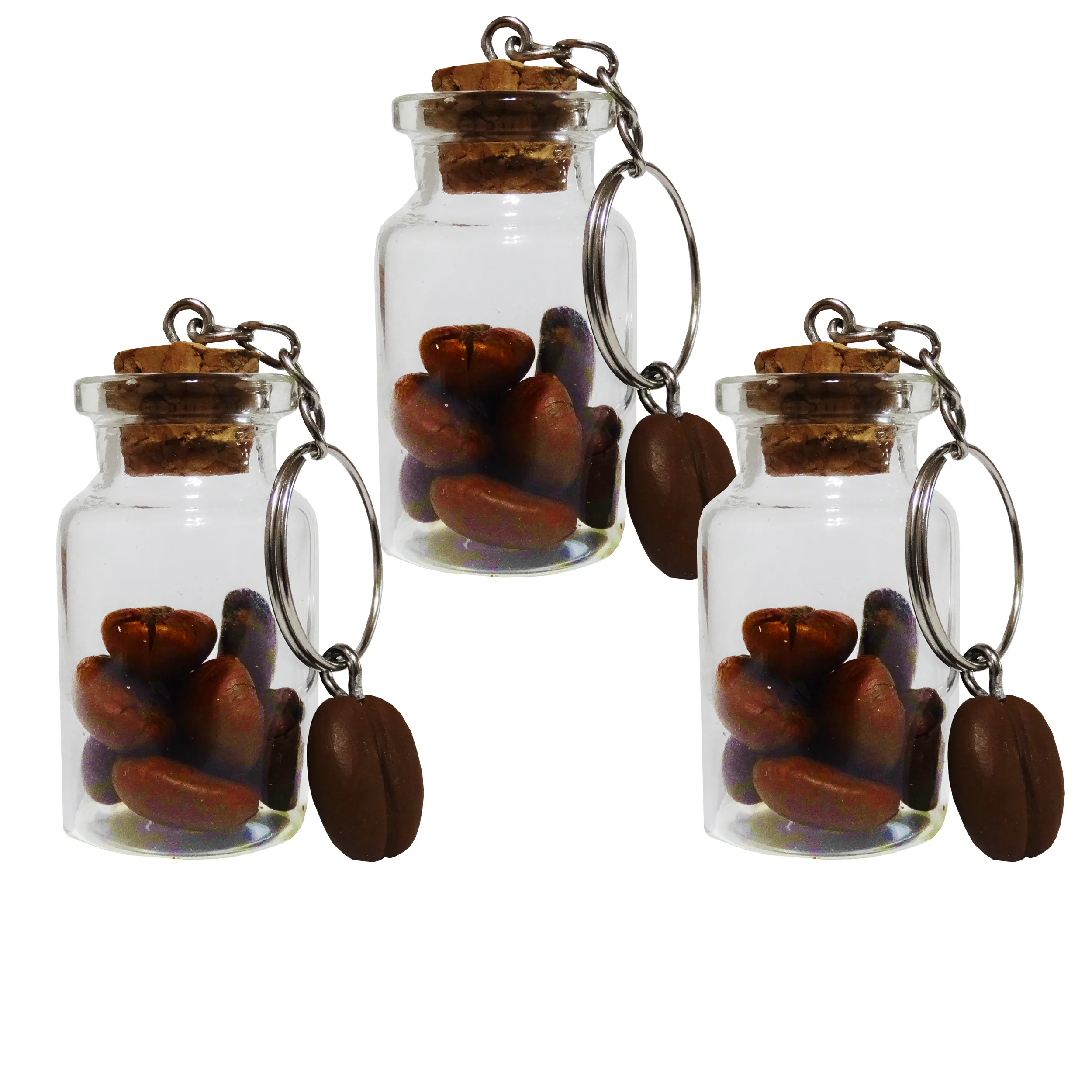 جاکلیدی مدل شیشه قهوه کد 5502 بسته 3 عددی