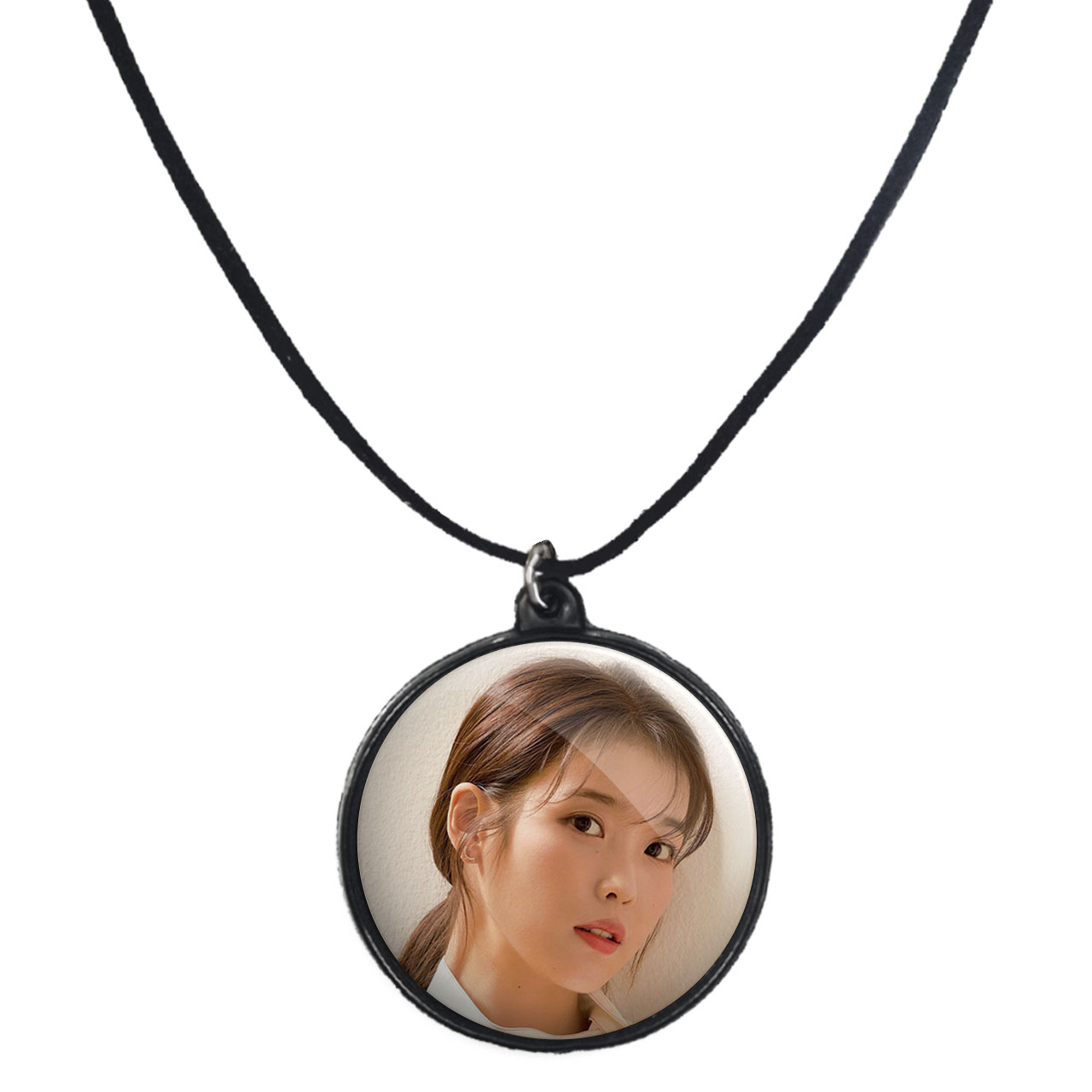 گردنبند پرمانه طرح IU کد pmb.35939 مدل دو طرفه