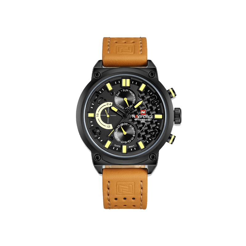 ساعت مچی مردانه نیوی فورس مدل NAVIFORCE NF9068L B/Y/BN