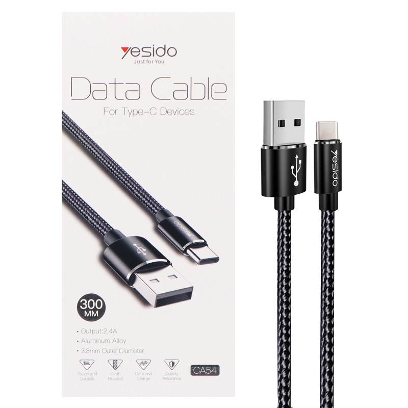 کابل تایپ سی Yesido CA54 2.4A 30cm