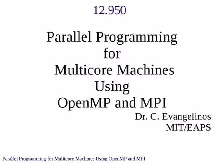 خرید و دانلود نسخه کامل کتاب Parallel Programming for Multicore Machines Using OpenMP and MPI: Lecture Notes