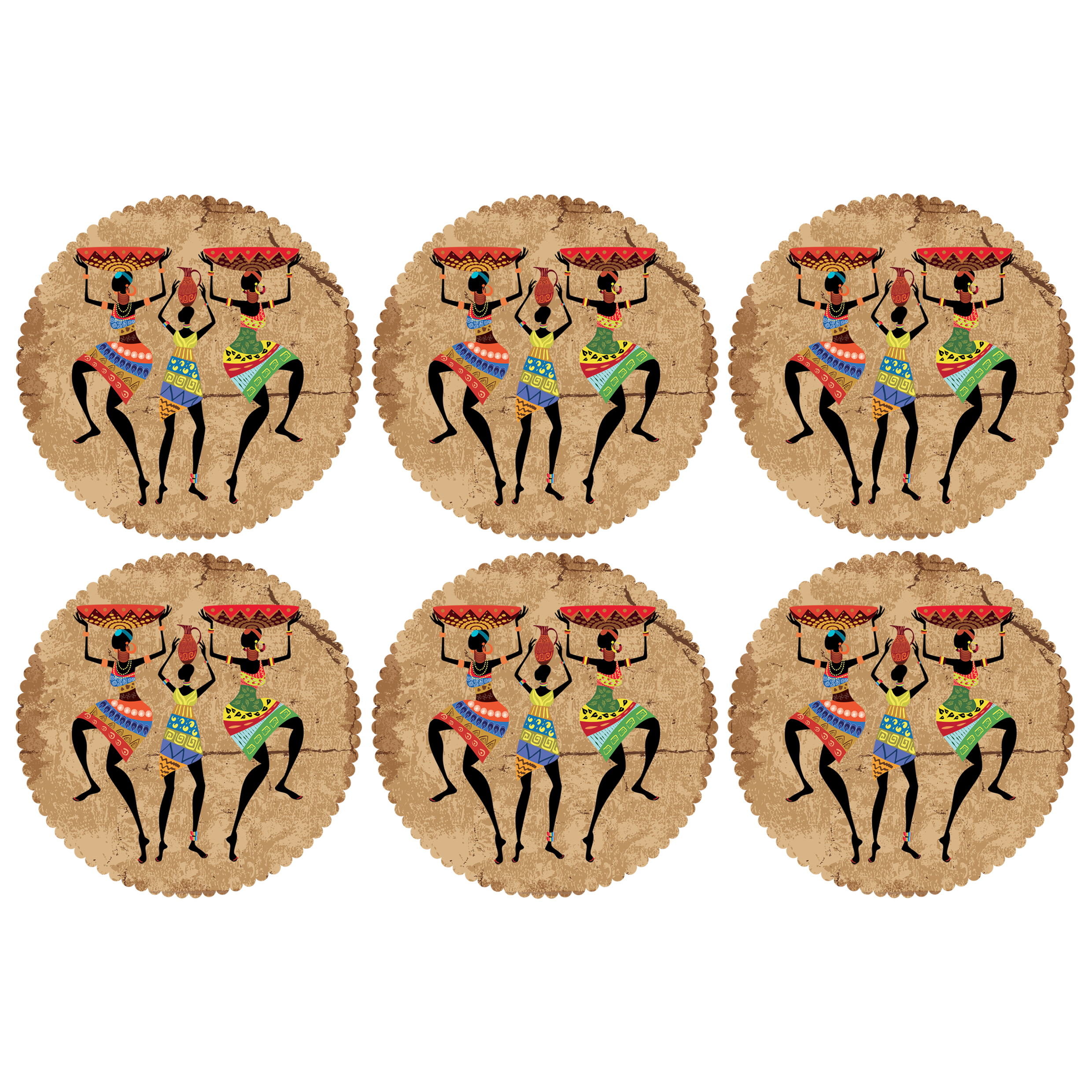 زیر لیوانی مدل C2-42005 بسته 6 عددی