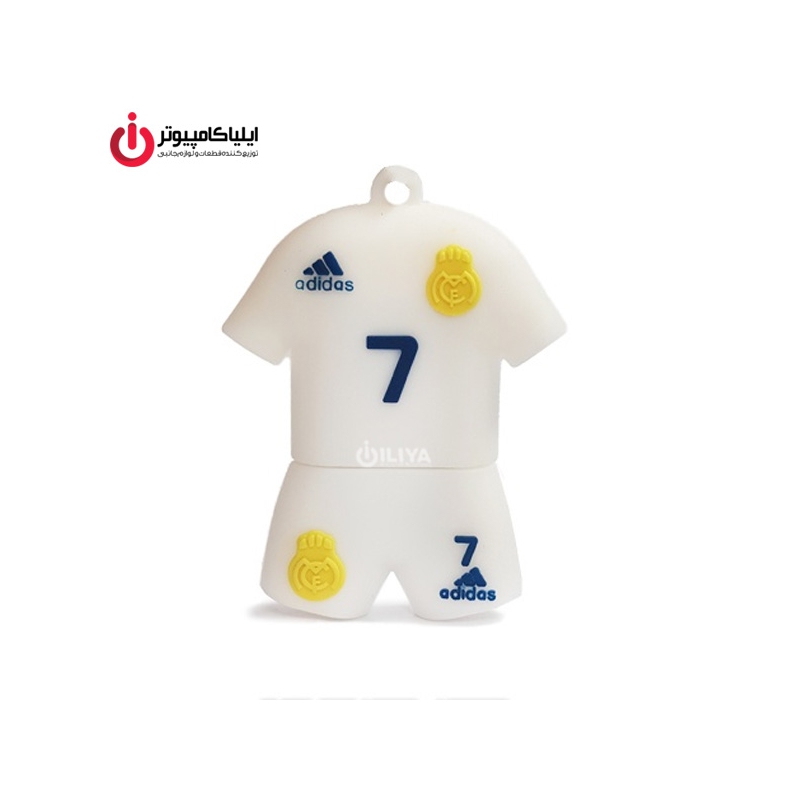 فلش مموری عروسکی کینگ فست مدل SP-14 طرح لباس رئال مادرید ظرفیت 32 گیگابایت