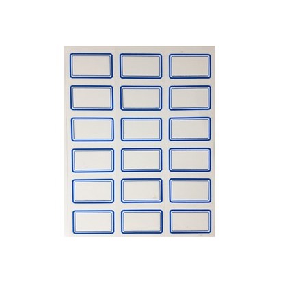 برچسب دورآبی بسته 50 عددی کد 7