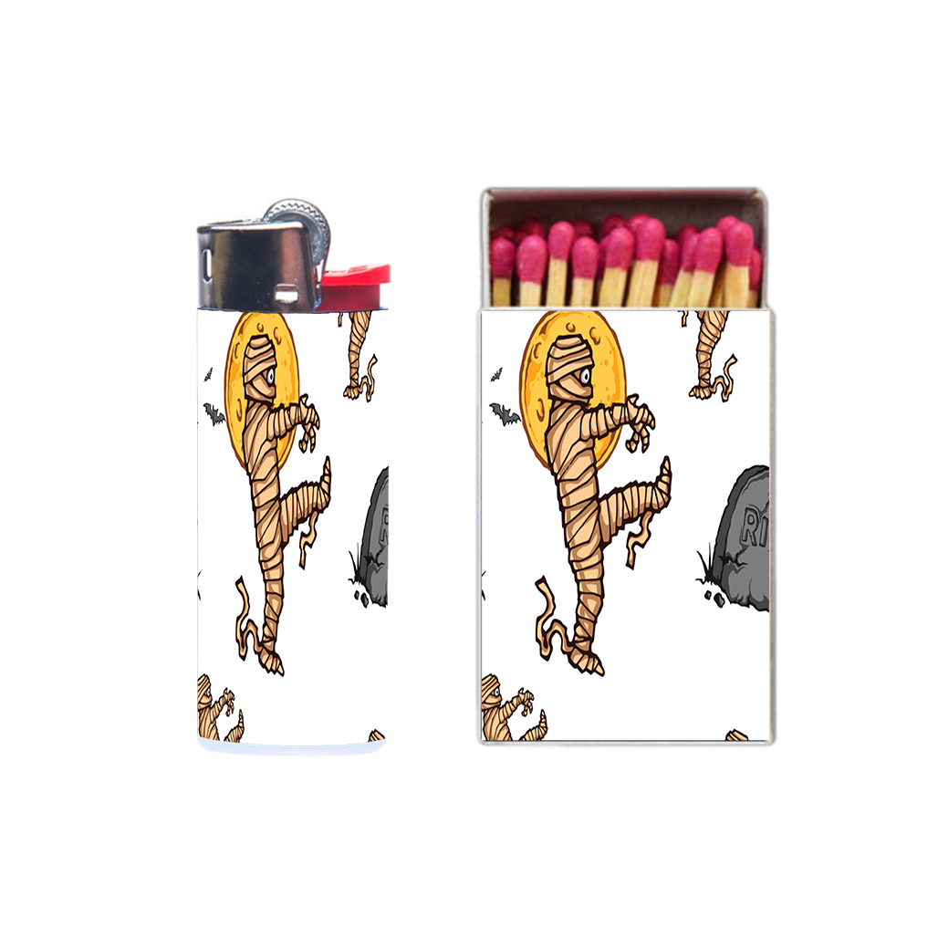 فندک مدل هالووین کد 379 به همراه کبریت