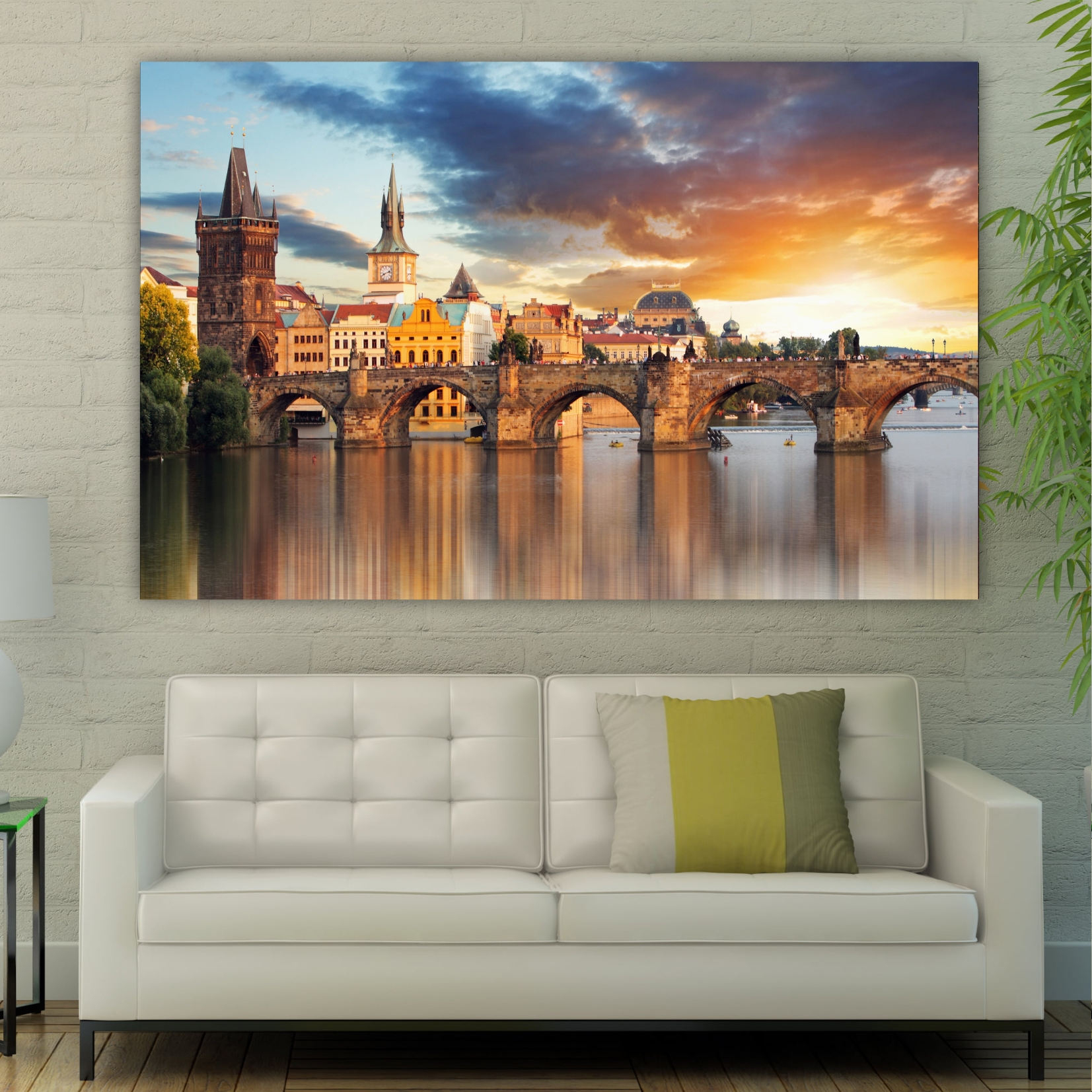 تابلو بوم طرح نمای شهر  مدل SDB1244