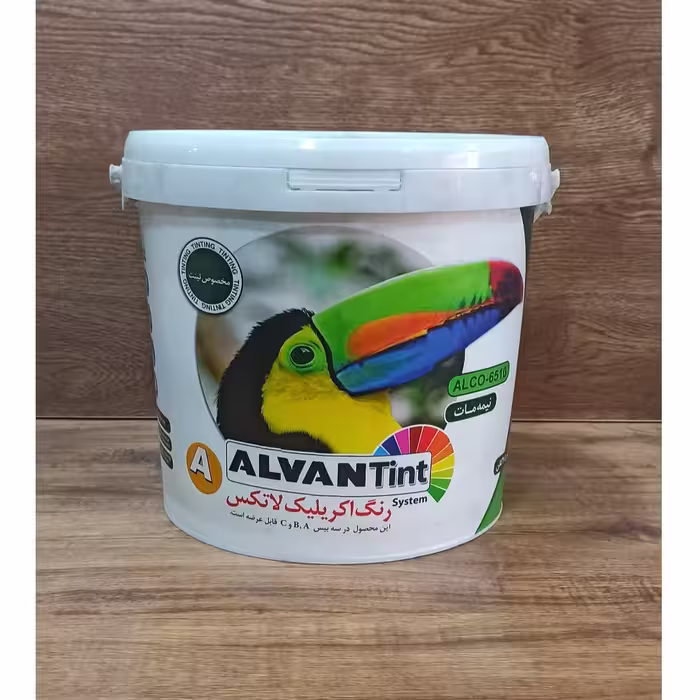 رنگ آکلریلیک نیمه مات سبز کله غازی ( ترکیب کامپیوتری) 10 کیلویی 
