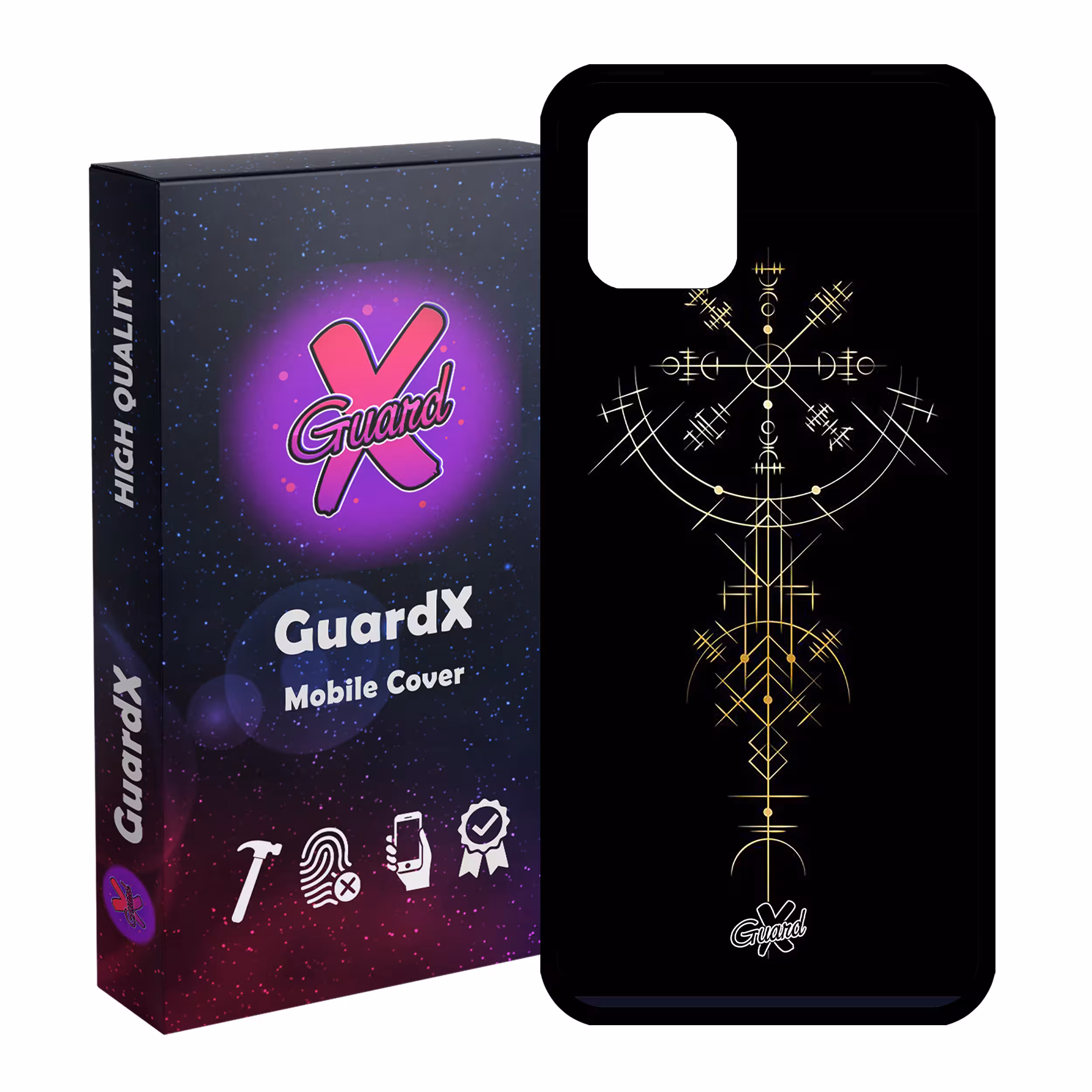 کاور گارد ایکس طرح Shape مدل Glass10238 مناسب برای گوشی موبایل سامسونگ Galaxy Note 10 Lite