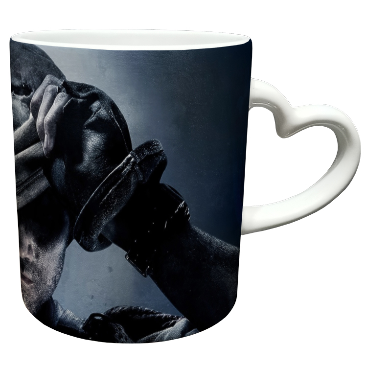 ماگ مدل دسته قلبی طرح بازی کال آف دیوتی call of duty کد 97