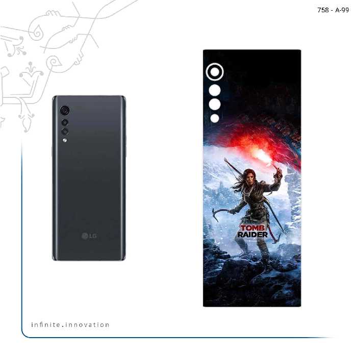 برچسب پوششی ماهوت مدل Tomb Raider Game Series مناسب برای گوشی موبایل ال جی Velvet 5G