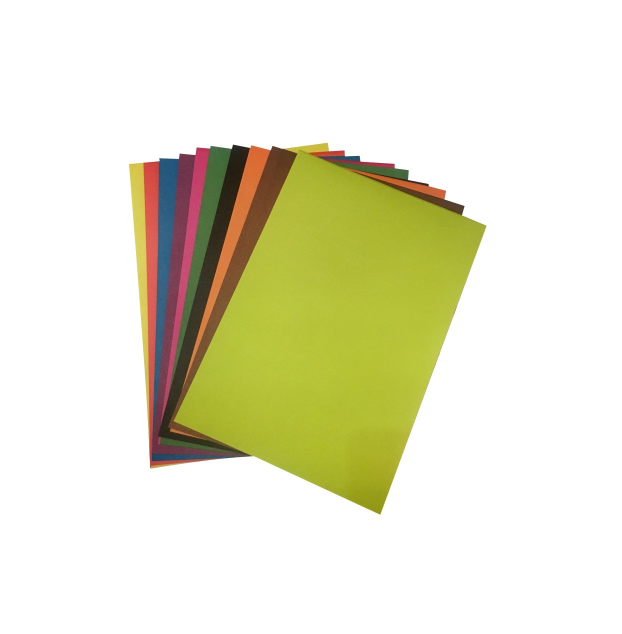 مقوا 10 رنگ بسته 100 عددی سایز A4