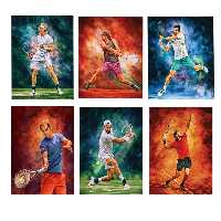 تابلو شاسی مدل تنیس کد RF2030 مجموعه 6 عددی