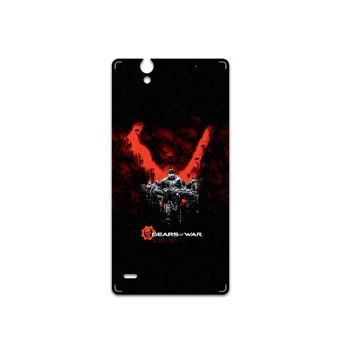برچسب پوششی ماهوت مدل GEARS-OF-WAR-Game مناسب برای گوشی موبایل سونی Xperia C4