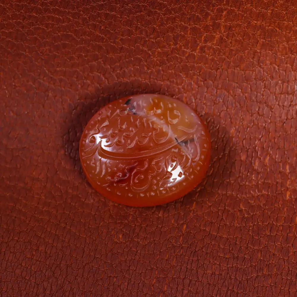 نگین عقیق کد 16546 - جواهری مشاهیر