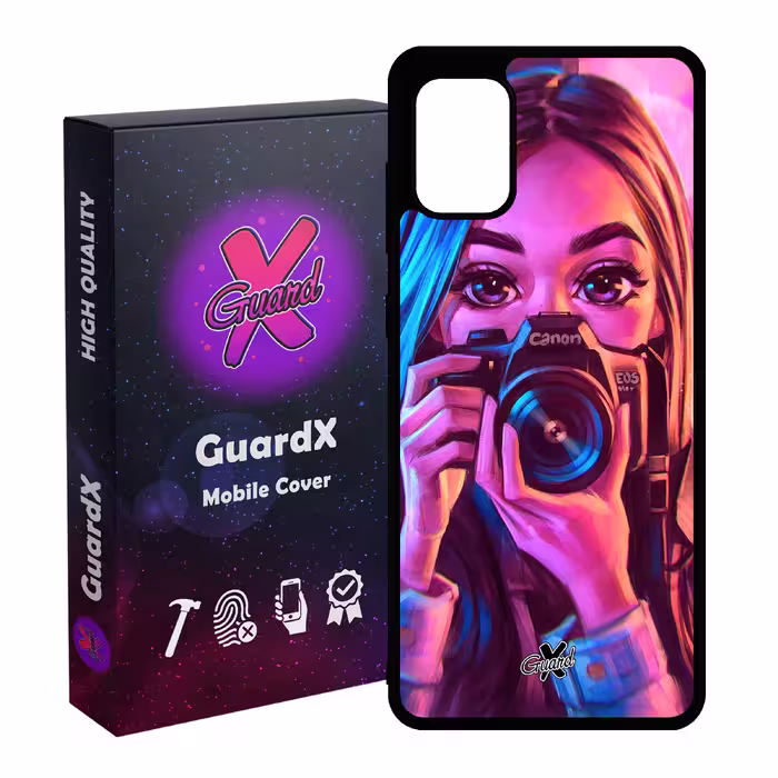 کاور گارد ایکس طرح دختر مدل Glass10288 مناسب برای گوشی موبایل سامسونگ Galaxy A31