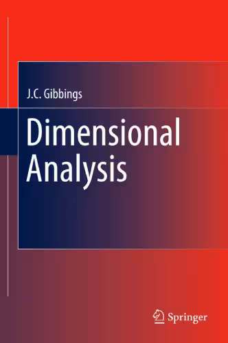 خرید و دانلود نسخه کامل کتاب Dimensional Analysis