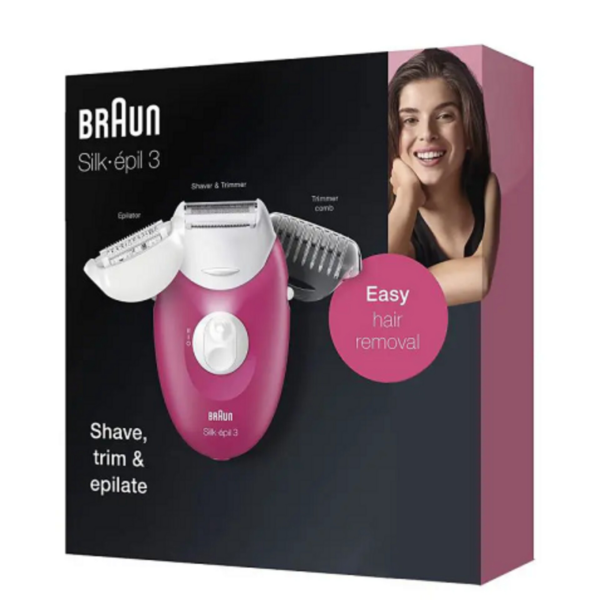 اپیلاتور براون سری Silk-epil 3 مدل 3410
Braun Silk-epil 3 3-410 Epilator
برند براون
